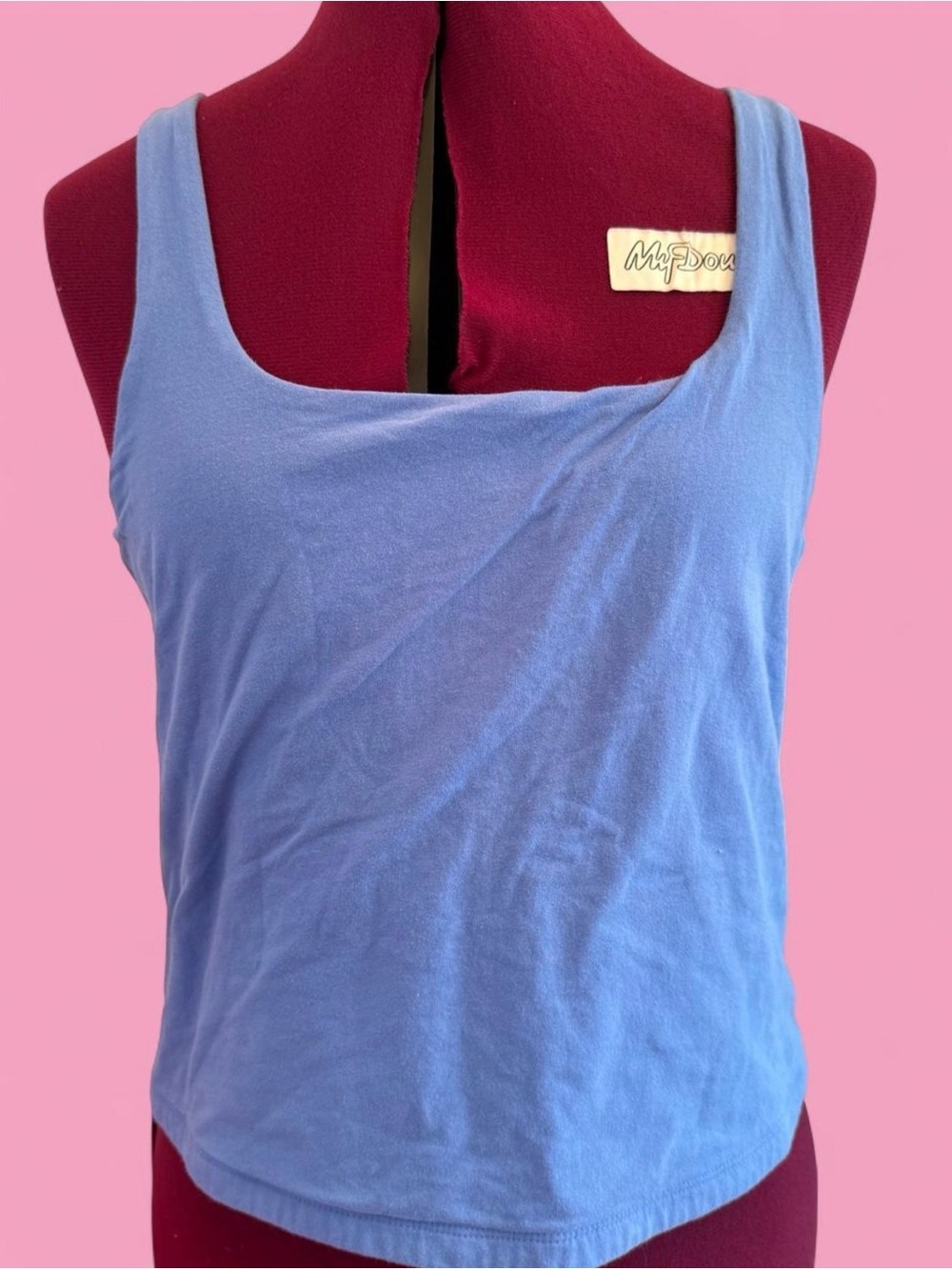 a new day Light Blue Scoop Neck Tank Top